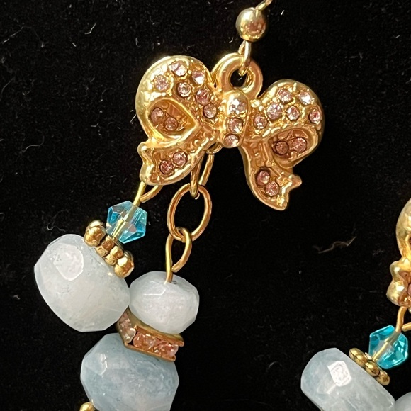 Nice quality Gold and Blue Jewelry Set - Picture 5 of 6